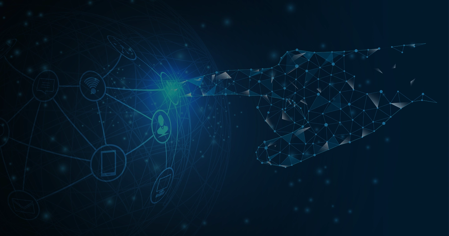 Hintergrundgrafik von Axiero Navo Kontaktseite